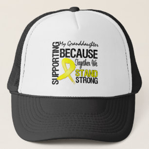 Supporting My Grandddaughter We Stand Strong - Mil Trucker Hat
