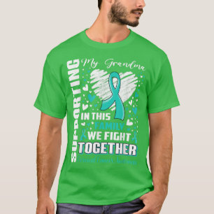 Supporting My Grandma Cervical Cancer Awareness T-Shirt