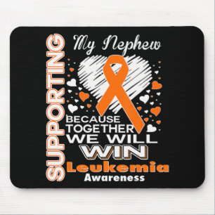 Supporting My Nephew Leukaemia Awareness Mouse Mat