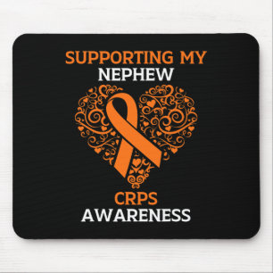 Supporting My Nephew RSD CRPS Awareness Month Oran Mouse Mat
