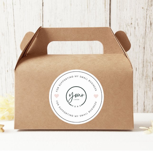 Supporting My Small Business with Logo Sticker  (Creator Uploaded)