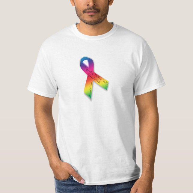Supporting Special Needs Children Ribbon Shirt (Front)