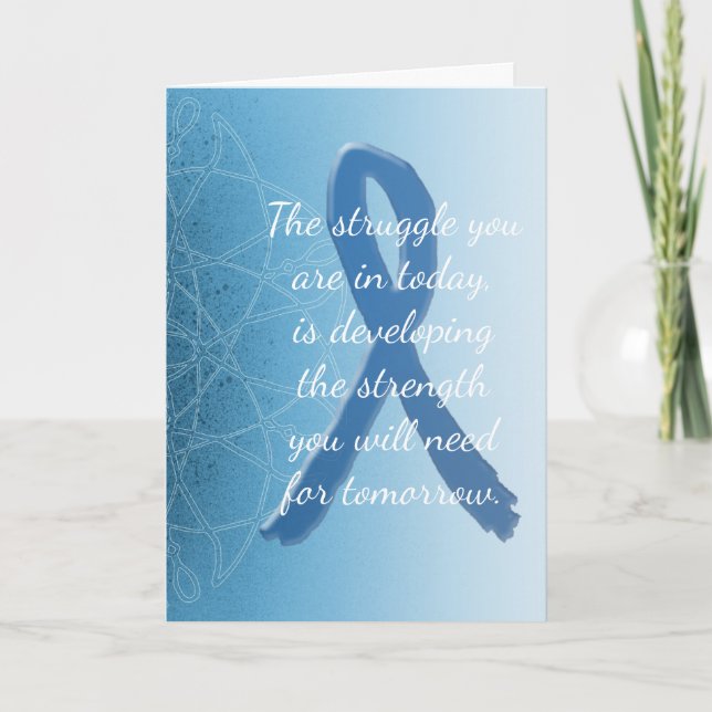 Supportive ME CFS Friendship Encouragement Card (Front)