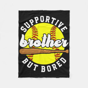 Supportive Softll Brother Of A Softll Player _1 Fleece Blanket