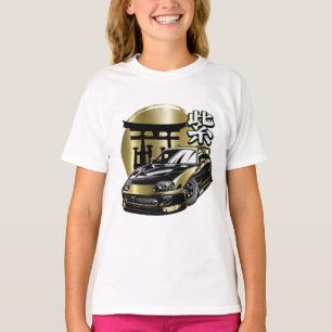 Supra Mk 4 Golden Drift Car T-Shirt