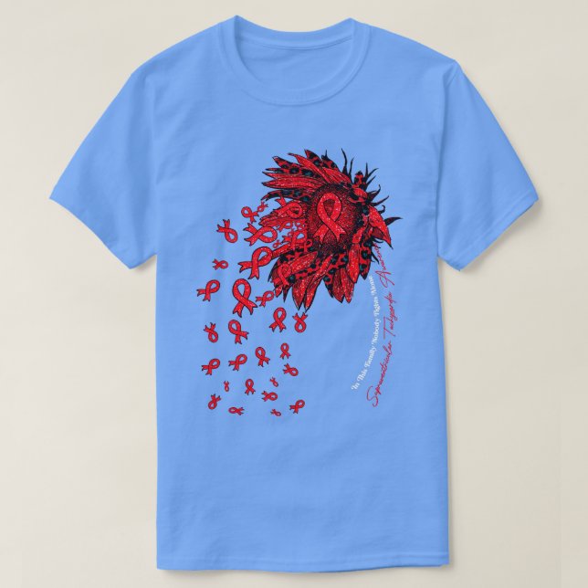 Supraventricular Tachycardia Awareness sunflower n T-Shirt (Design Front)