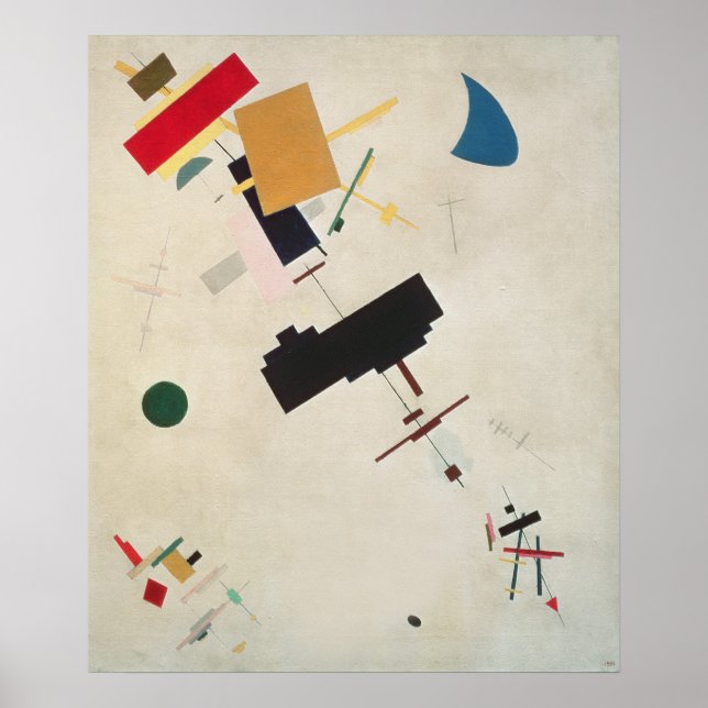 Suprematist Composition No.56, 1936 Poster (Front)