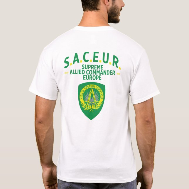 Supreme Allied Commander Europe (SACEUR)  T-Shirt (Back)