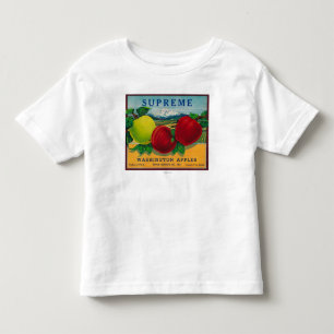 Supreme Apple Label - Washington State Toddler T-Shirt