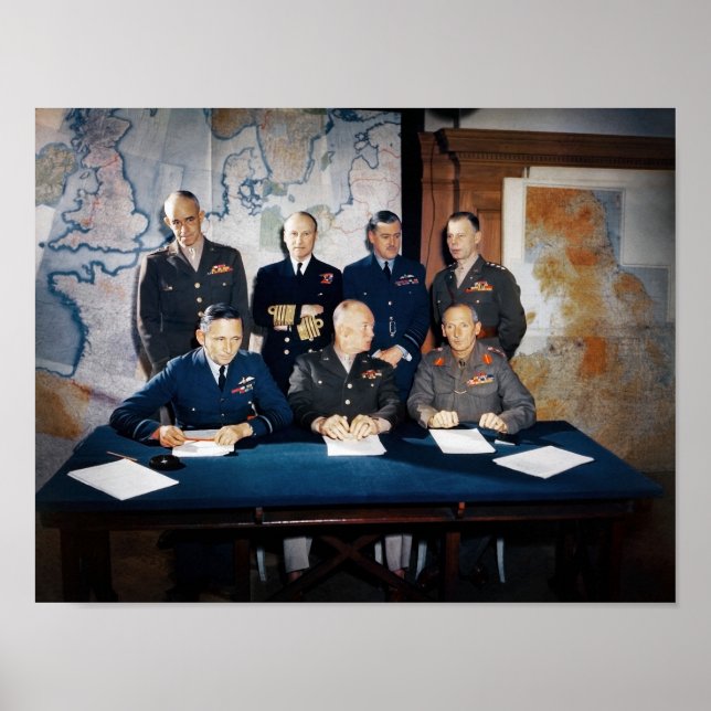 Supreme Command - Allied Expeditionary Force - WW2 Poster (Front)