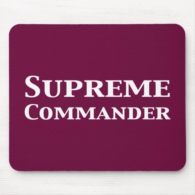 Supreme Commander Gifts Mouse Mat (Front)