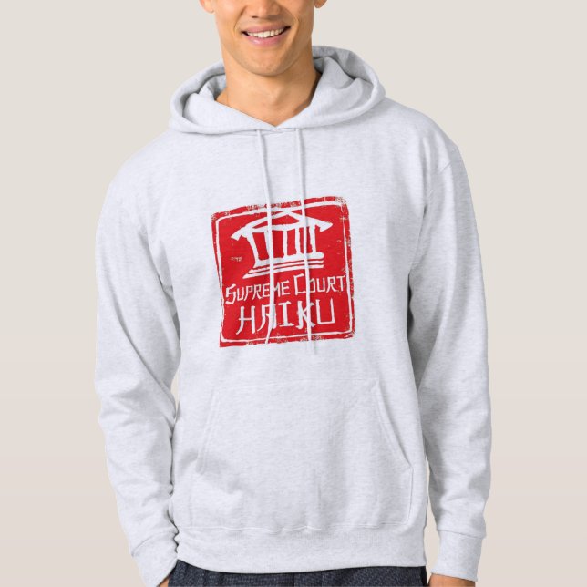 Supreme Court Haiku logo hoodie (Front)