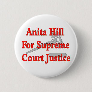 Supreme Court Justice Anita Hill 6 Cm Round Badge