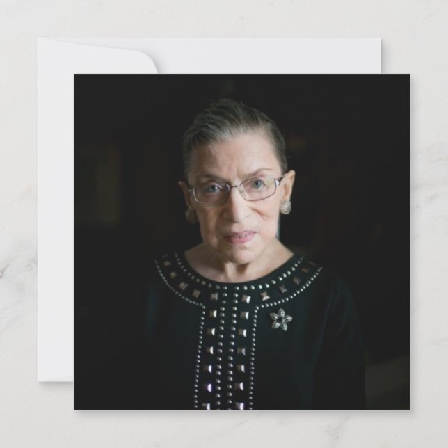 Supreme Court Justice Ruth Bader Ginsburg Invitation (Front)