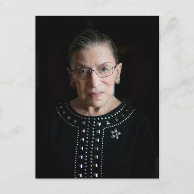 Supreme Court Justice Ruth Bader Ginsburg Postcard (Front)