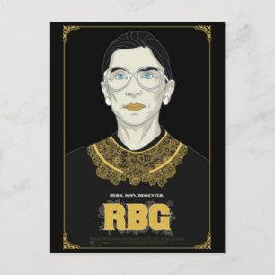 Supreme Court Justice Ruth Bader Ginsburg Postcard