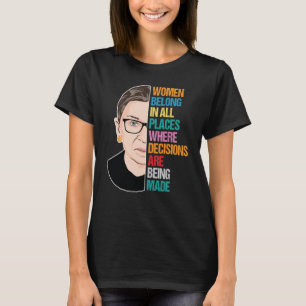Supreme Court Vote, Ruth Bader Ginsburg, I Dissent T-Shirt