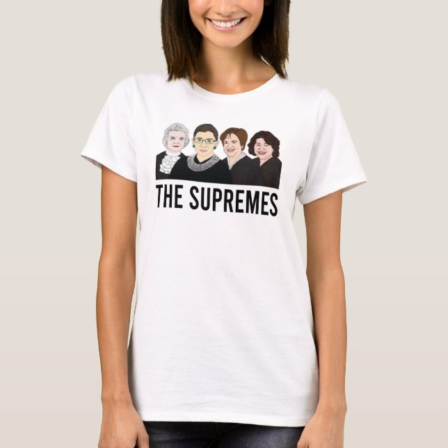 Supreme Court Women, Ruth Bader Ginsburg T-Shirt (Front)