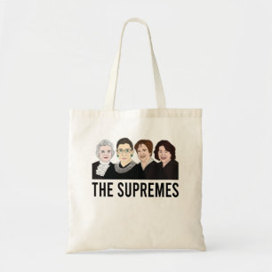 Supreme Court Women, Ruth Bader Ginsburg Tote Bag