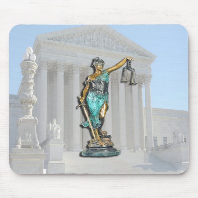 SUPREME-CT-LADY-JUSTICE MOUSE MAT (Front)