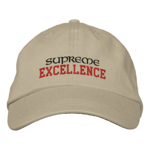Supreme Excellence Embroidered Hat
