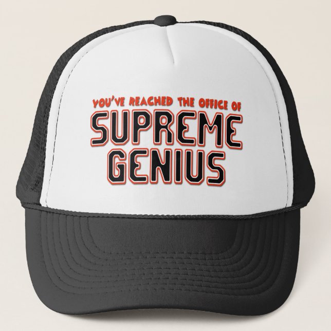 Supreme Genius Trucker Hat (Front)