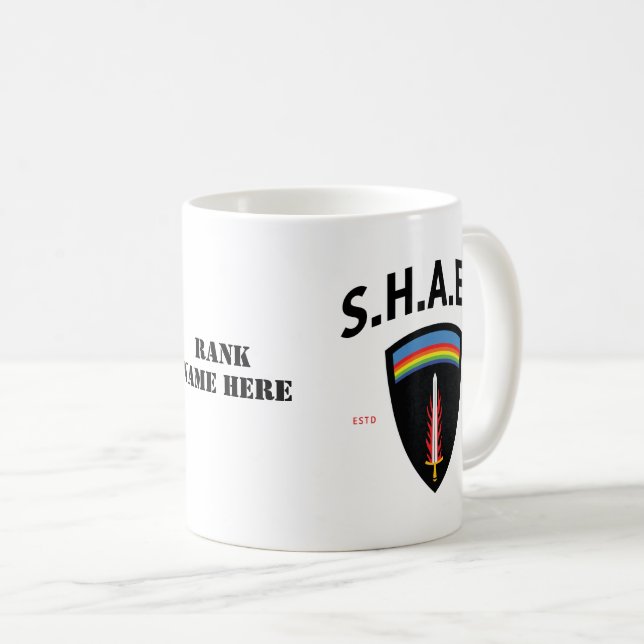 Supreme Headquarters Allied Expeditionary Force Coffee Mug (Front Right)