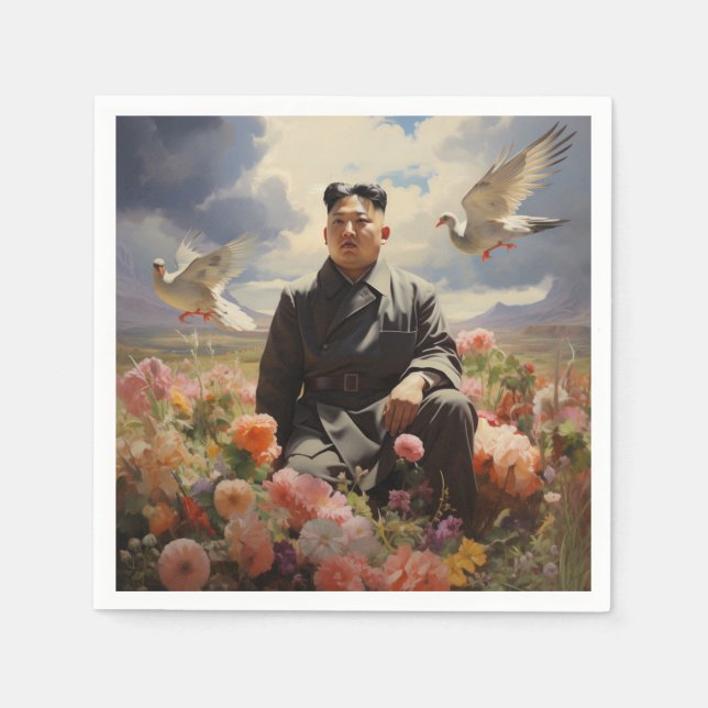 Supreme Leader Kim Jong Un Napkin (Front)