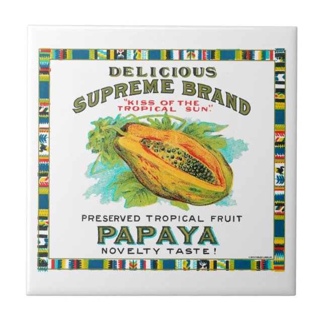 Supreme Papaya Preserves Tile (Front)