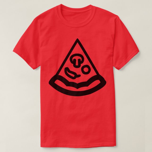 Supreme Pizza Slice  T-Shirt (Design Front)
