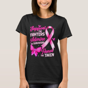 Suprt Admire Honor Breast Cancer Awareness Shirts