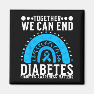 Suprt Diabetes Awareness Month For Diabetes Women  Magnet