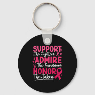 Suprt Fighters Admire Survivors Breast Cancer Awar Key Ring