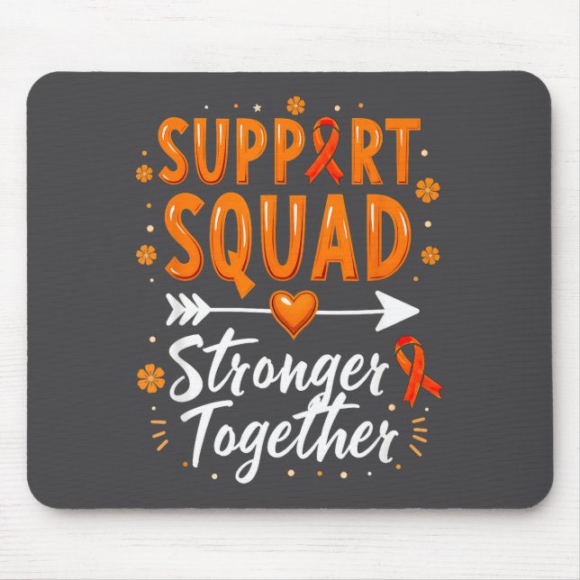 Suprt Squad Adhd Awareness  Mouse Mat (Front)