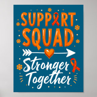 Suprt Squad Adhd Awareness  Poster