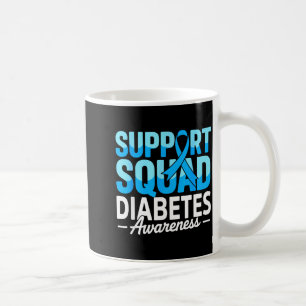 Suprt Squad I Wear Blue Diabetes Type 1 T1d Awaren Coffee Mug