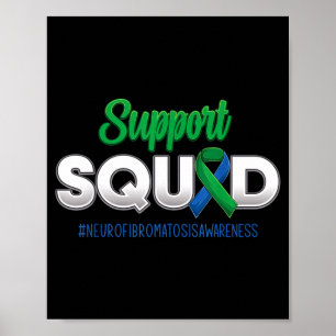 Suprt Team Neurofibromatosis Awareness Strong Men Poster