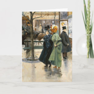 Sur les Boulevards   Louis Abel-Truchet Card