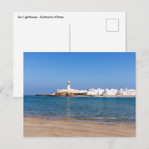 Sur Lighthouse - Sur, Oman Postcard