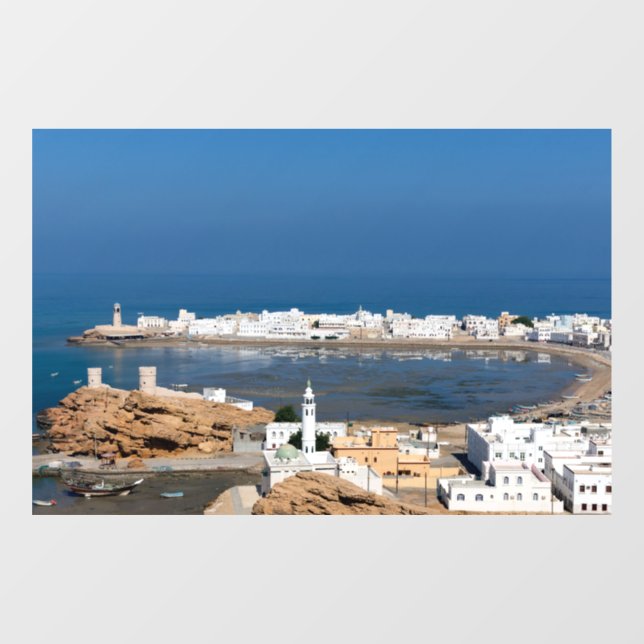 Sur town near Muscat - Oman Window Cling (Sheet)