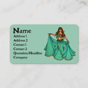 Sura Belly Dancer Business Cards