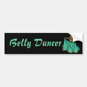 Sura Middle Eastern Belly Dancer Bumper Sticker