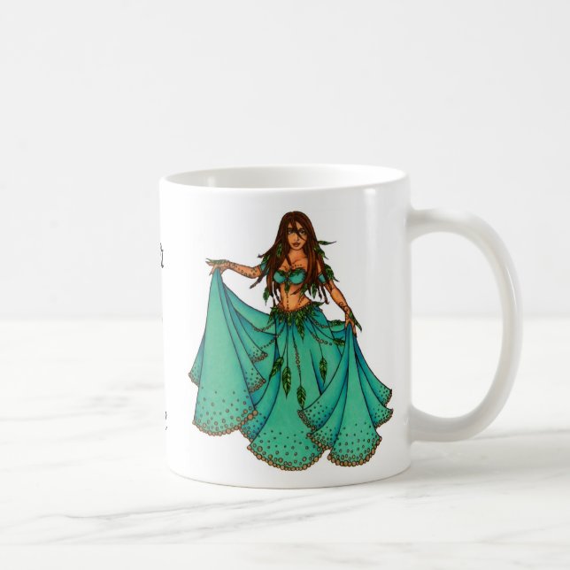 Sura Middle Eastern Belly Dancer Coffee Mug (Right)