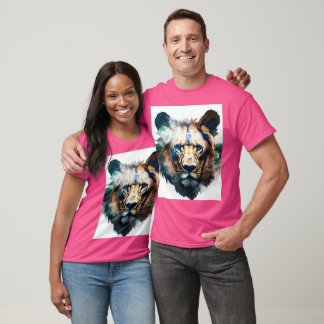 Sure, considering the t-shirt is pink in colour, h