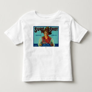Sure Shot Pear Crate LabelPotter Valley, CA Toddler T-Shirt