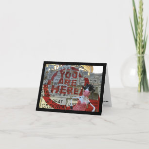 Sure SIGN of missing you Card