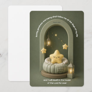SURELY GOODNESS AND MERCY Encouragement Card