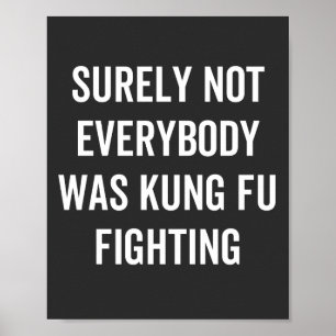 Surely Not Everybody Was Kung Fu Fighting Poster
