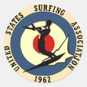 surf-3 classic round sticker