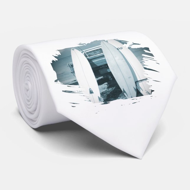 Surf 3 surfboards quiver blue surfboard surfing tie (Rolled)